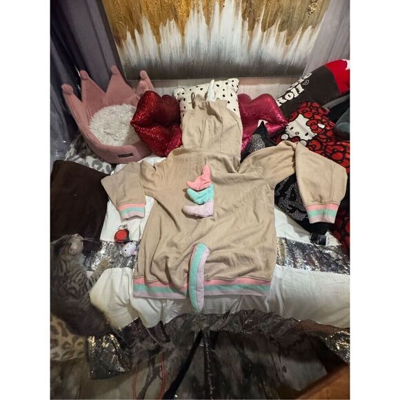 VS Pink Vintage Tie Dye Pullover Hoodie - Picture 6 of 9